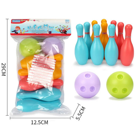 New Bowling Ball Toys Set Eco-friendly Children Indoor Sports