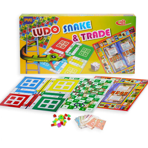 2 in 1 ludo + scrabble board games to play