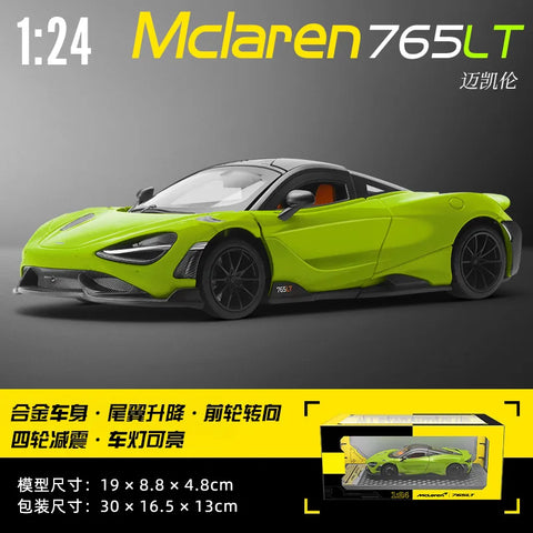 1:24 Diecast McLaren 765LT Official Licensed Model