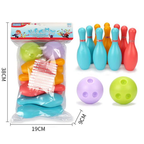 New Bowling Ball Toys Set Eco-friendly Children Indoor Sports