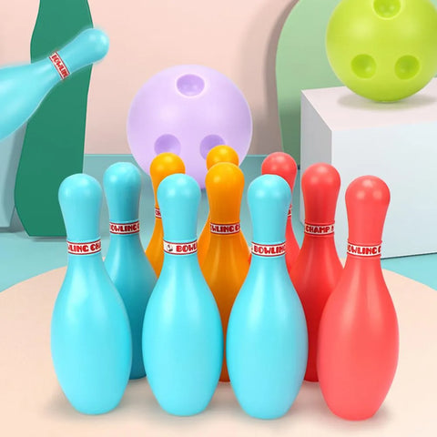 New Bowling Ball Toys Set Eco-friendly Children Indoor Sports